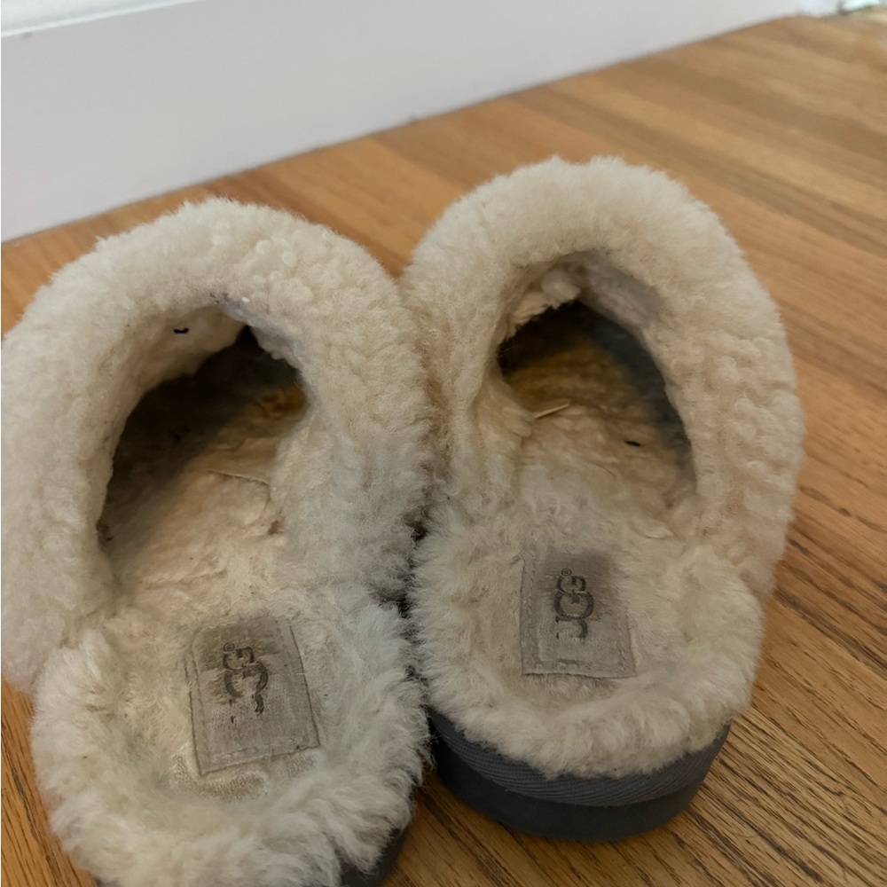 Well worn UGG slippers